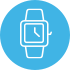 Icon of a wrist watch