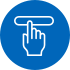 icon of a finger touching a button