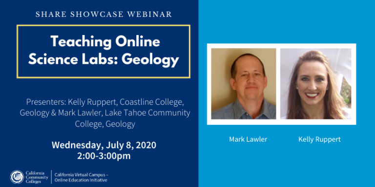 Share Showcase – Teaching Online Science Labs: Geology - California ...